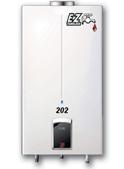 tankless water heater model ez 202