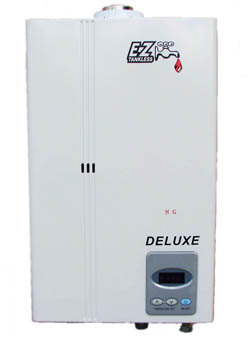 tankless water heater model ez deluxe